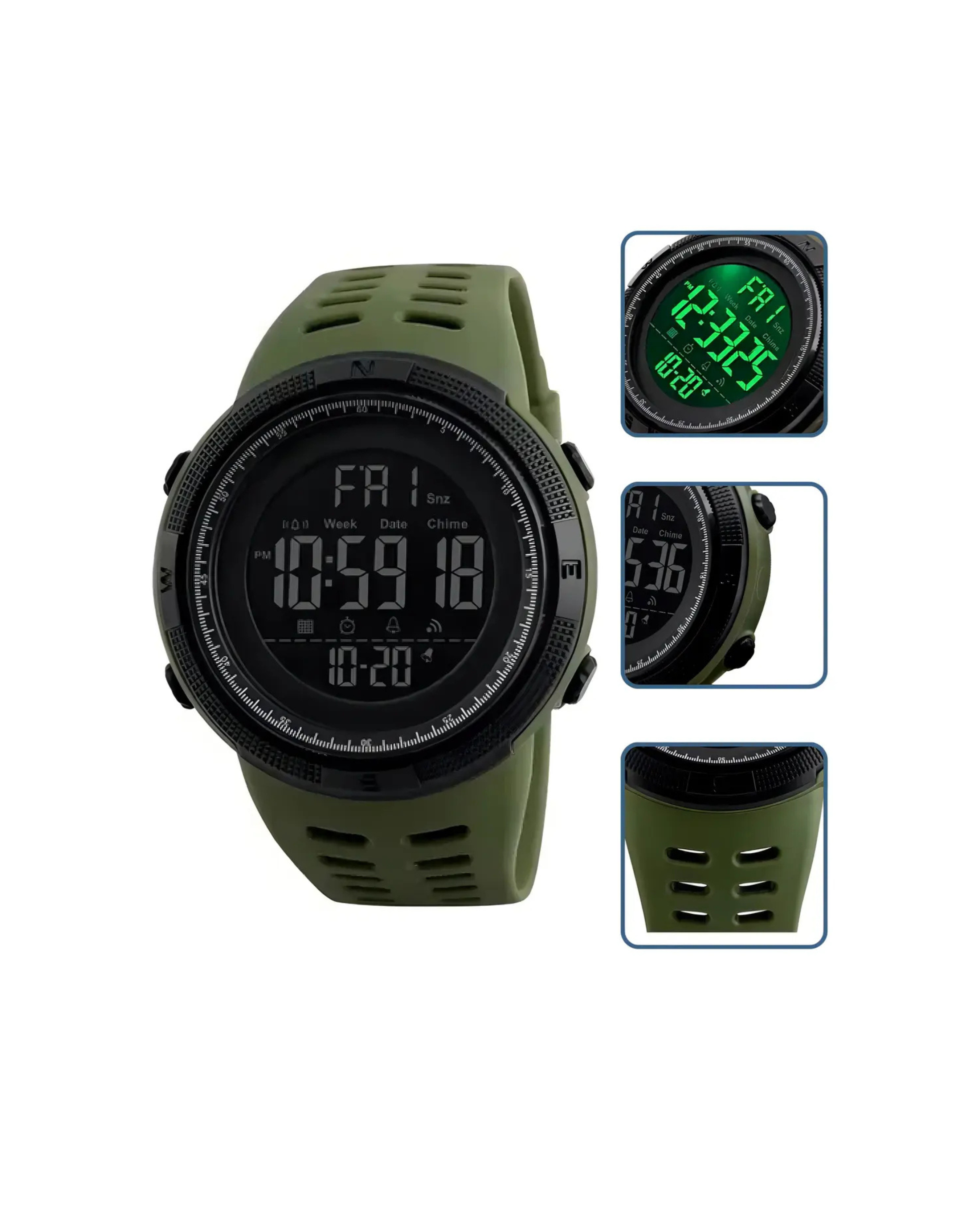 Relógio Masculino Skmei Digital 1251 - Verde