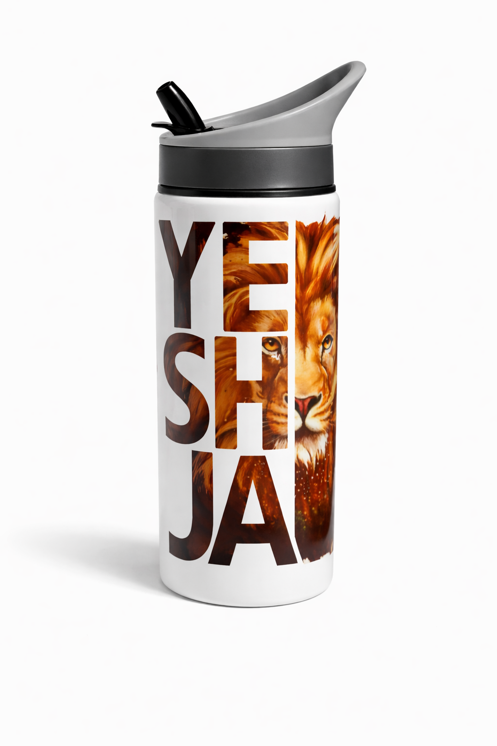 Squeeze  Alumínio  Bico Retrátil 600ml - Yeshua Leão