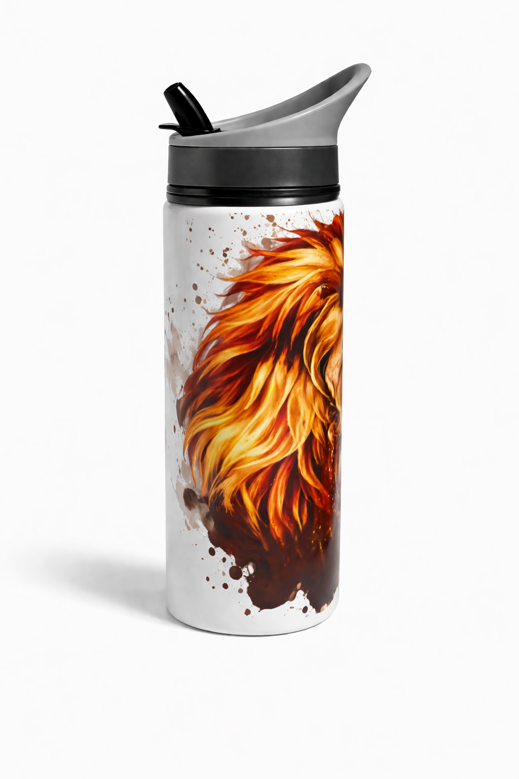 Squeeze  Alumínio  Bico Retrátil 600ml - Yeshua Leão