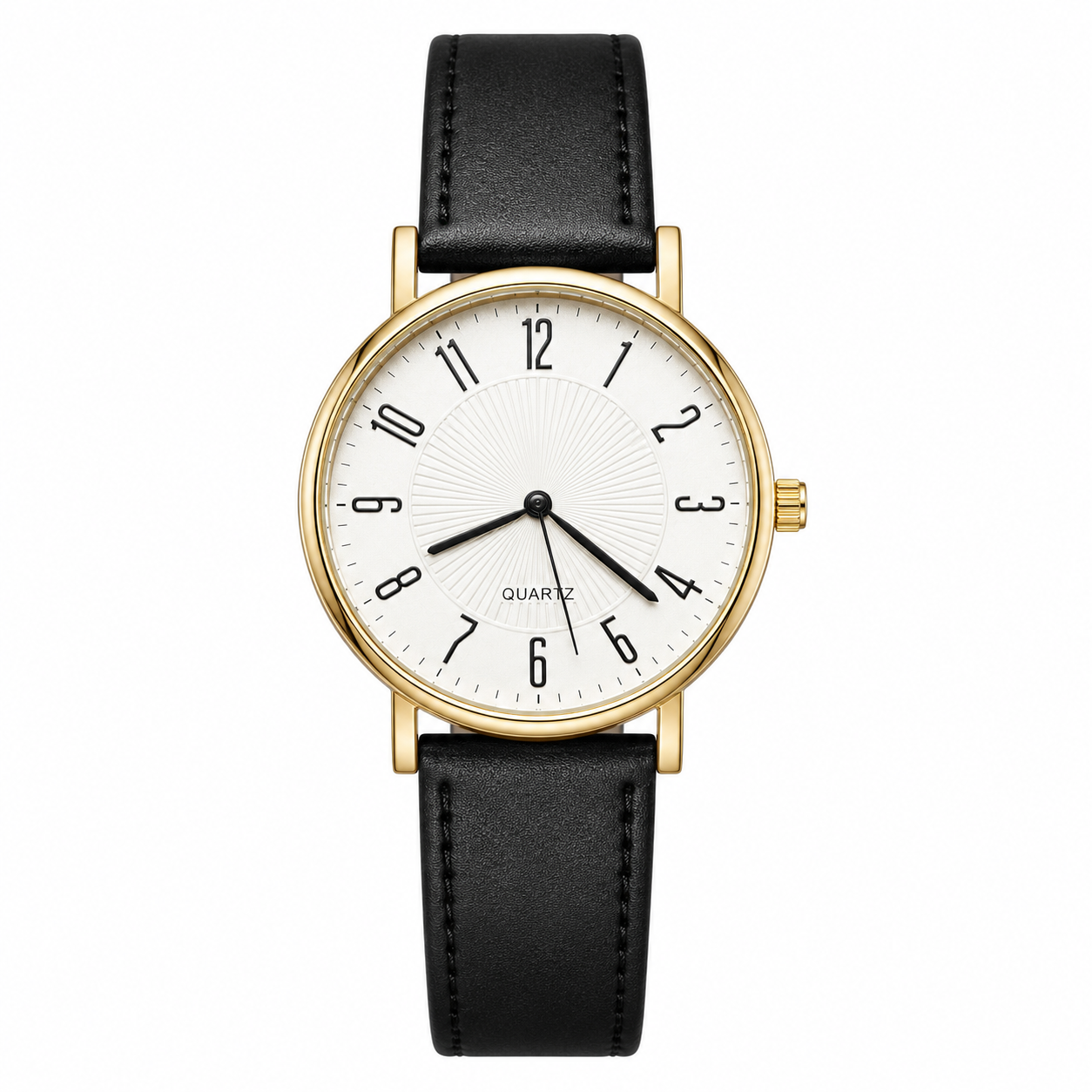 Relógio Nero Gold Premium Couro Social Masculino